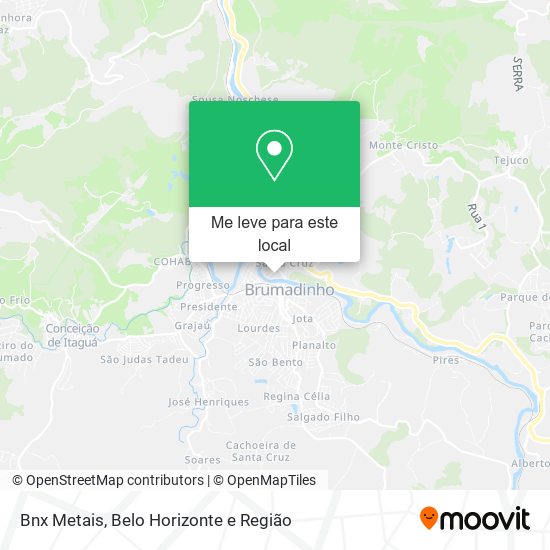 Bnx Metais mapa