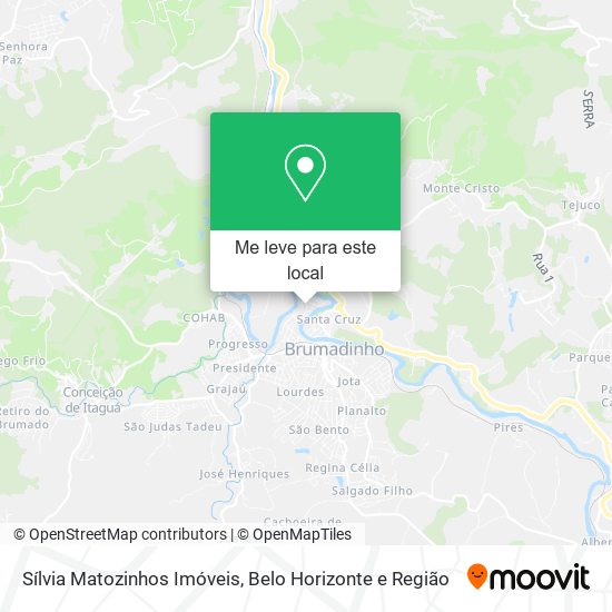 Sílvia Matozinhos Imóveis mapa