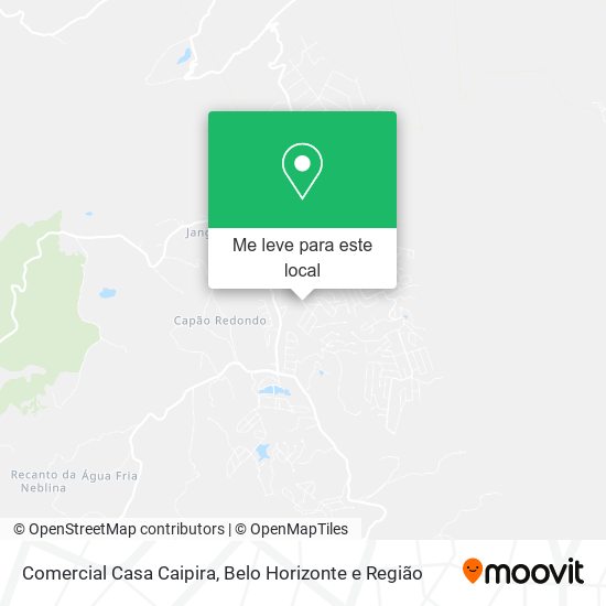 Comercial Casa Caipira mapa
