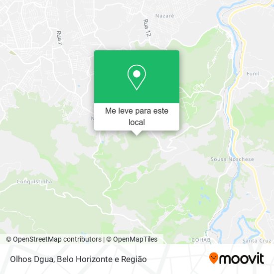 Olhos Dgua mapa