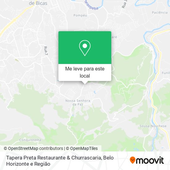 Tapera Preta Restaurante & Churrascaria mapa