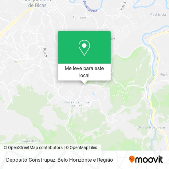 Deposito Construpaz mapa