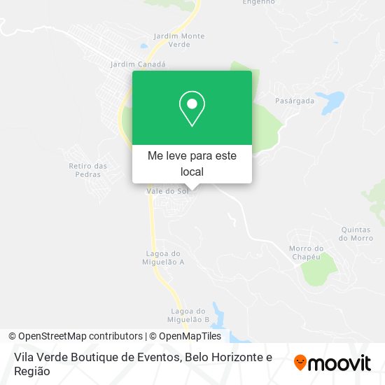 Vila Verde Boutique de Eventos mapa