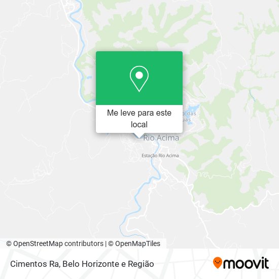 Cimentos Ra mapa