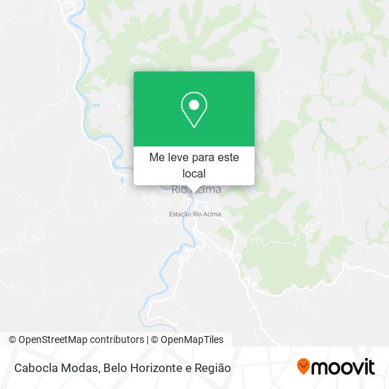 Cabocla Modas mapa