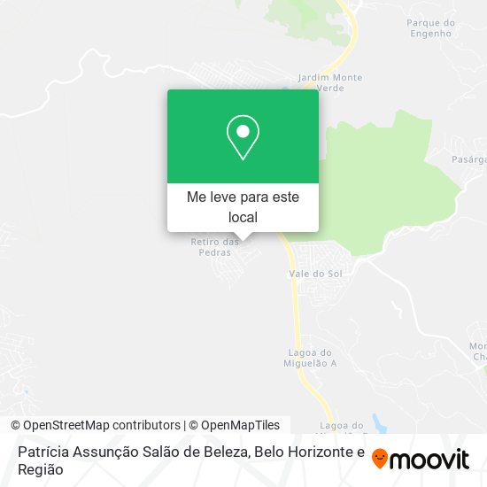 Patrícia Assunção Salão de Beleza mapa