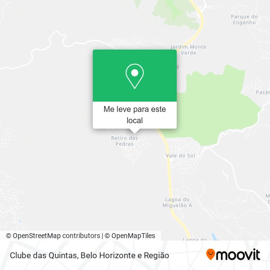 Clube das Quintas mapa