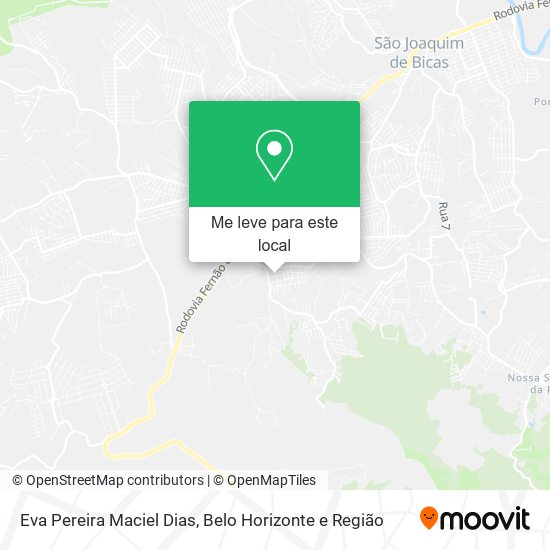Eva Pereira Maciel Dias mapa