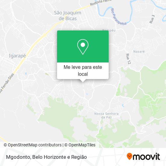Mgodonto mapa