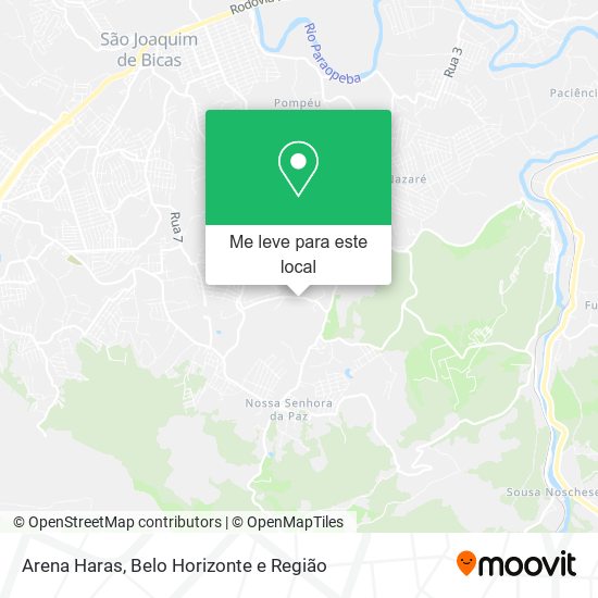 Arena Haras mapa