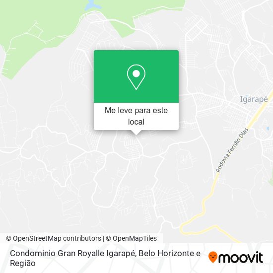 Condominio Gran Royalle Igarapé mapa