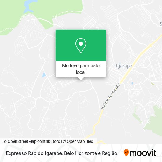 Expresso Rapido Igarape mapa