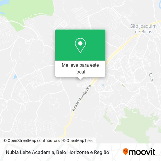 Nubia Leite Academia mapa