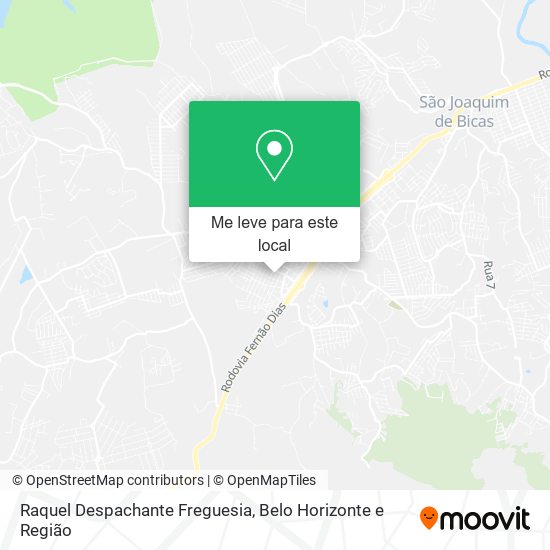 Raquel Despachante Freguesia mapa