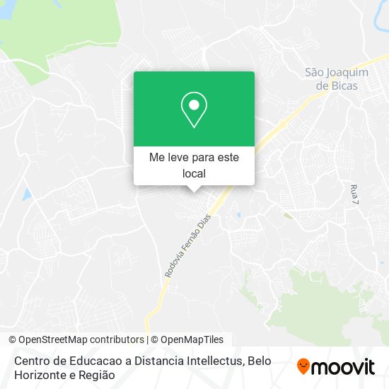 Centro de Educacao a Distancia Intellectus mapa
