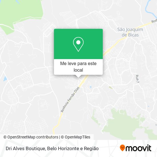 Dri Alves Boutique mapa