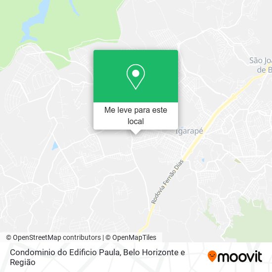 Condominio do Edificio Paula mapa