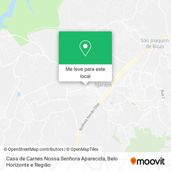 Casa de Carnes Nossa Senhora Aparecida mapa