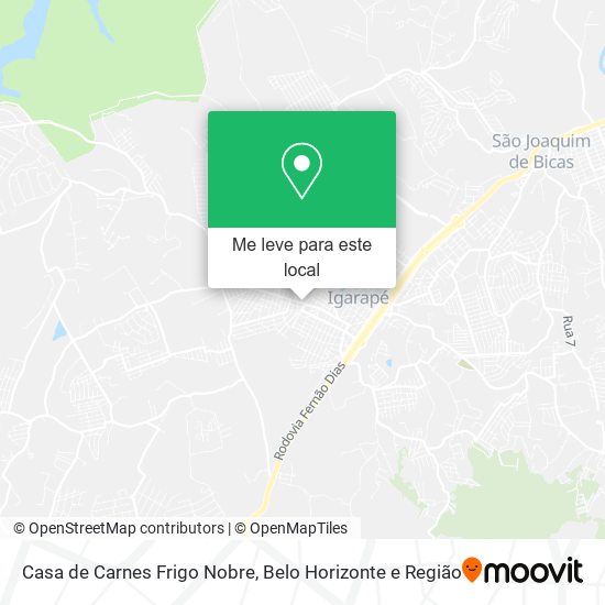 Casa de Carnes Frigo Nobre mapa