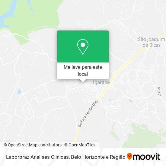 Laborbraz Analises Clinicas mapa