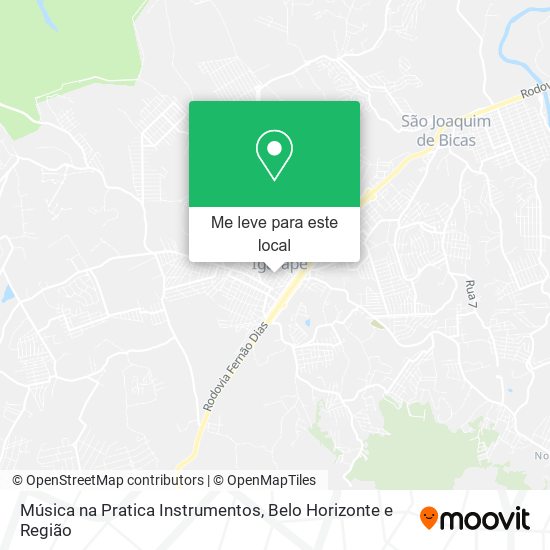 Música na Pratica Instrumentos mapa