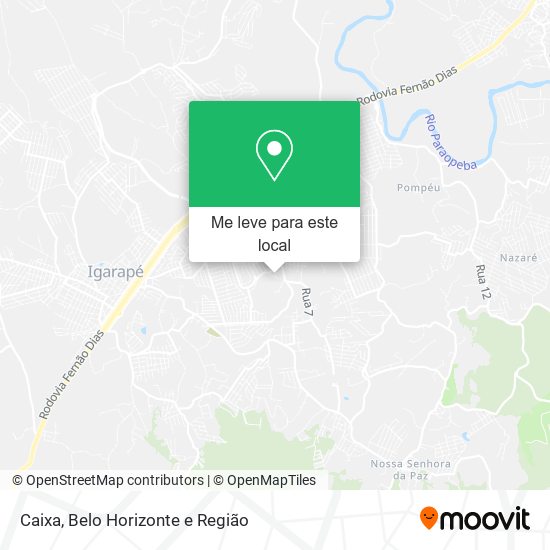 Caixa mapa