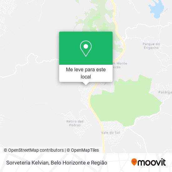 Sorveteria Kelvian mapa