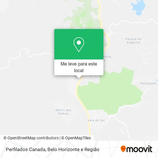 Perfilados Canada mapa