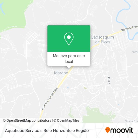 Aquaticos Servicos mapa