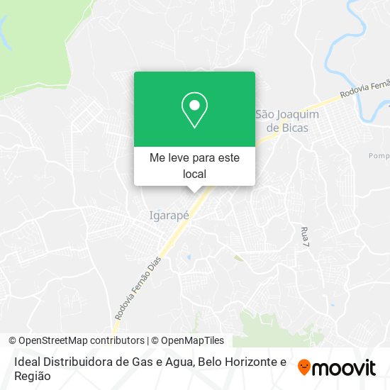 Ideal Distribuidora de Gas e Agua mapa