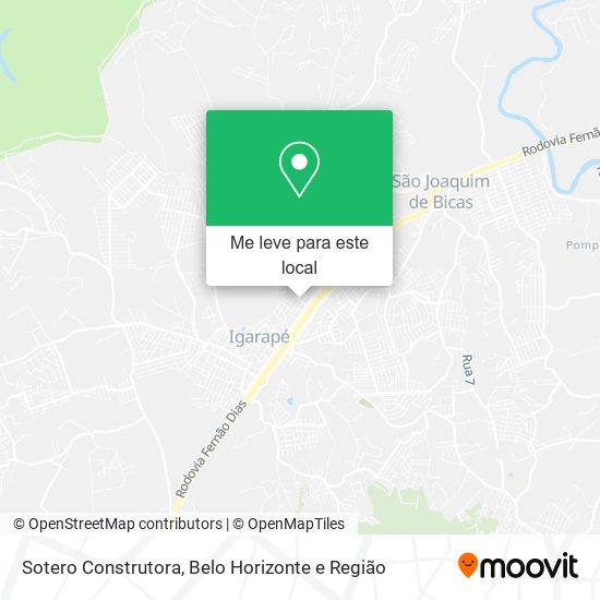 Sotero Construtora mapa