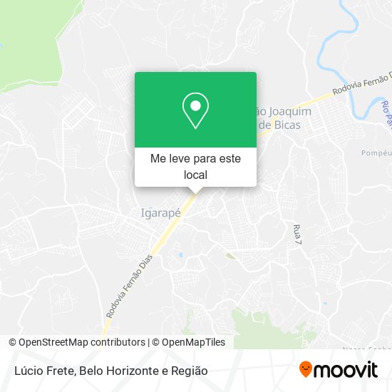 Lúcio Frete mapa