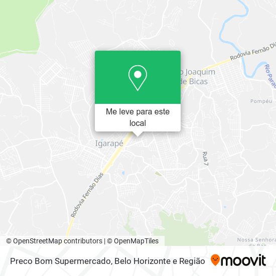 Preco Bom Supermercado mapa