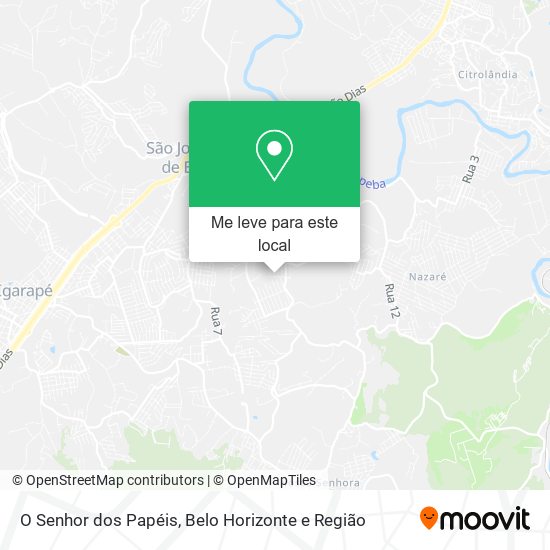 O Senhor dos Papéis mapa
