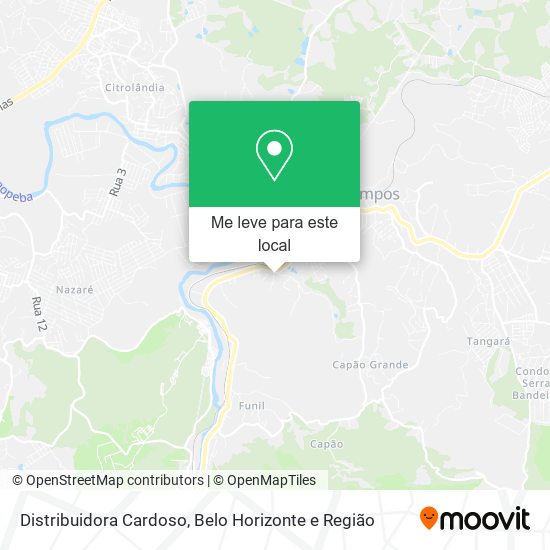 Distribuidora Cardoso mapa