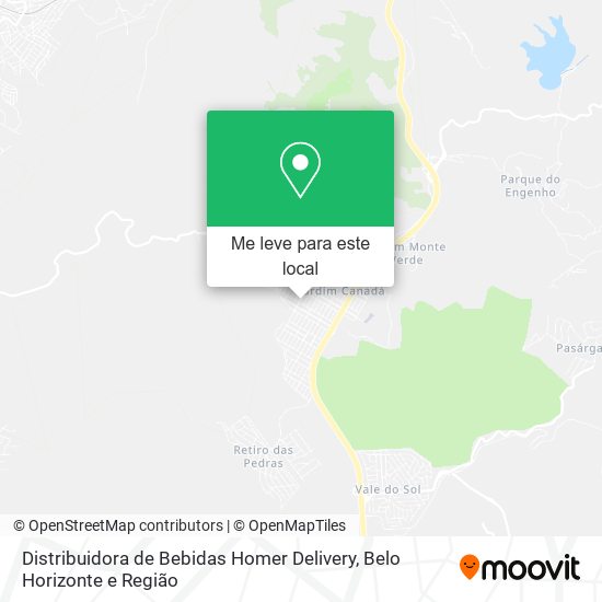 Distribuidora de Bebidas Homer Delivery mapa