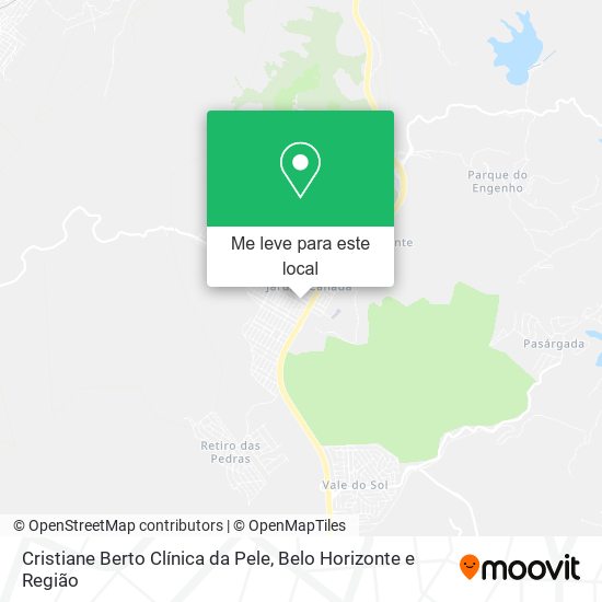 Cristiane Berto Clínica da Pele mapa