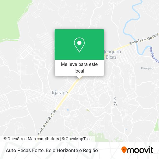 Auto Pecas Forte mapa