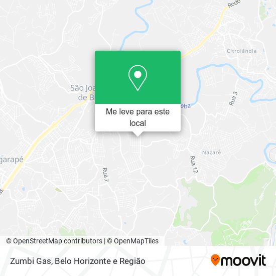 Zumbi Gas mapa