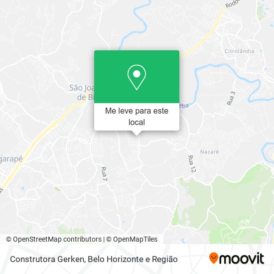Construtora Gerken mapa