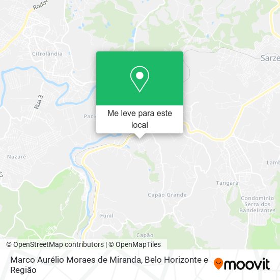 Marco Aurélio Moraes de Miranda mapa