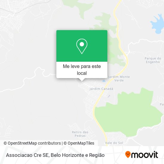 Associacao Cre SE mapa
