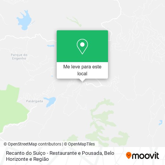 Recanto do Suíço - Restaurante e Pousada mapa