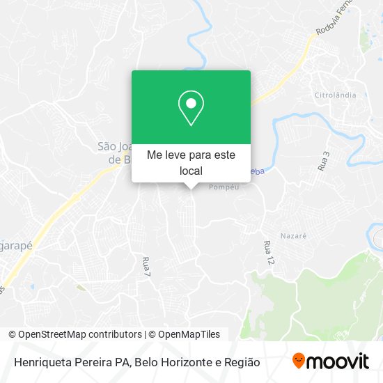 Henriqueta Pereira PA mapa