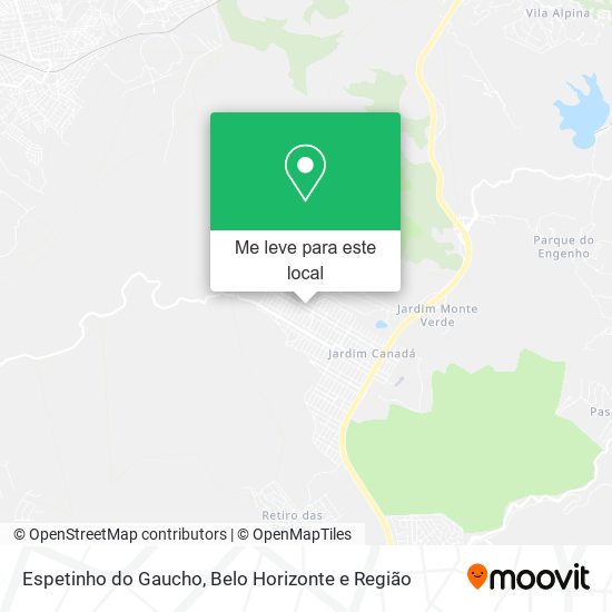 Espetinho do Gaucho mapa