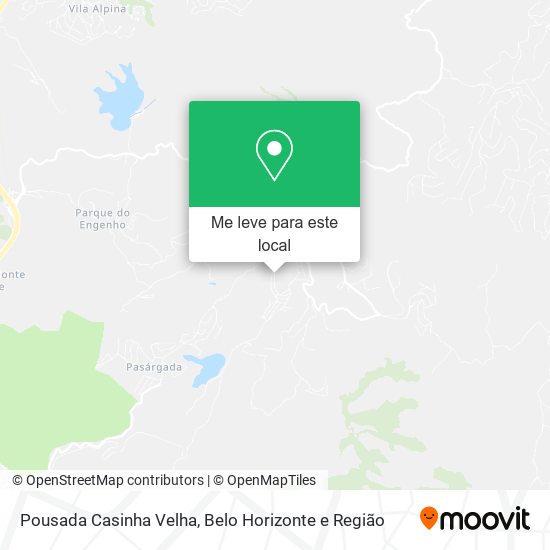 Pousada Casinha Velha mapa