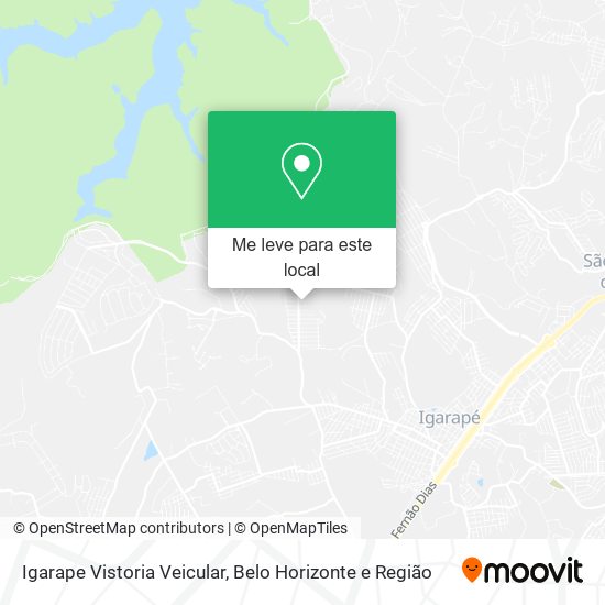Igarape Vistoria Veicular mapa
