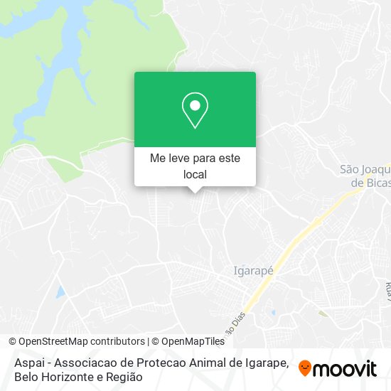 Aspai - Associacao de Protecao Animal de Igarape mapa