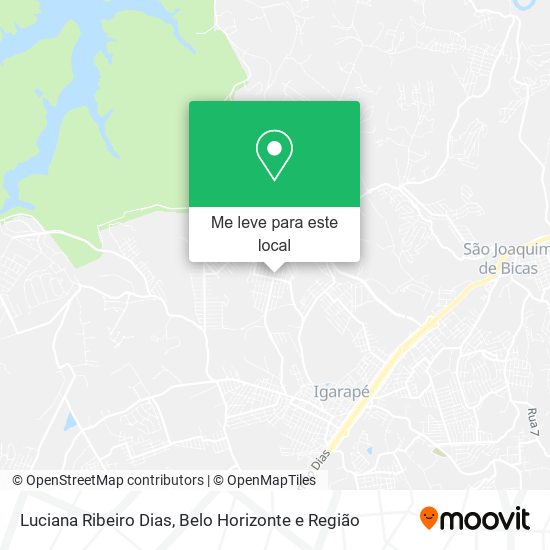 Luciana Ribeiro Dias mapa