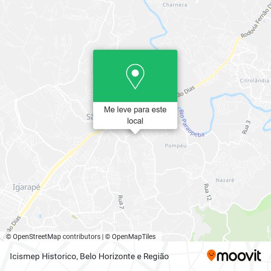 Icismep Historico mapa